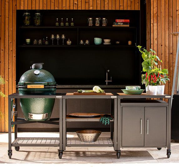 Outdoor Küche | Big Green Egg Large Luxe | Anwendungsbeispiel